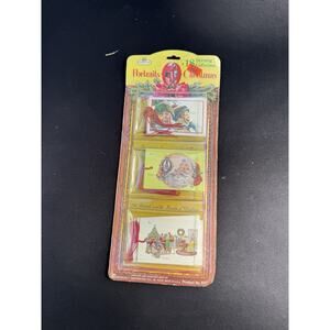 Vintage Portraits Gift Tags Christmas Giftrims Labels 1980’s NEW Papercraft T20